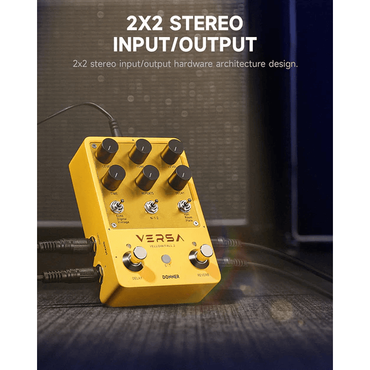 Pedal Delay Yellow Fall II Versa EC6926 Donner 3