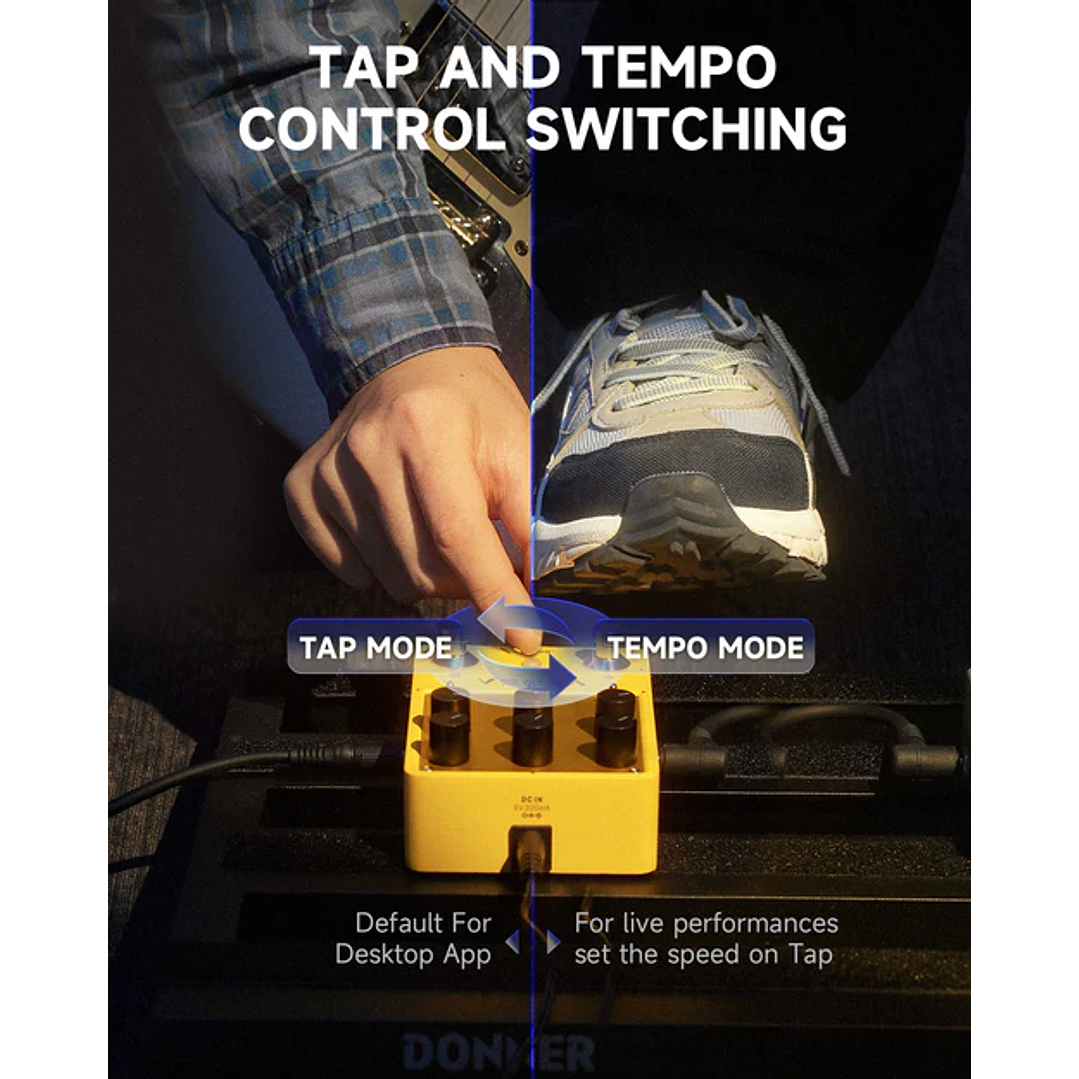 Pedal Delay Yellow Fall II Versa EC6926 Donner 4