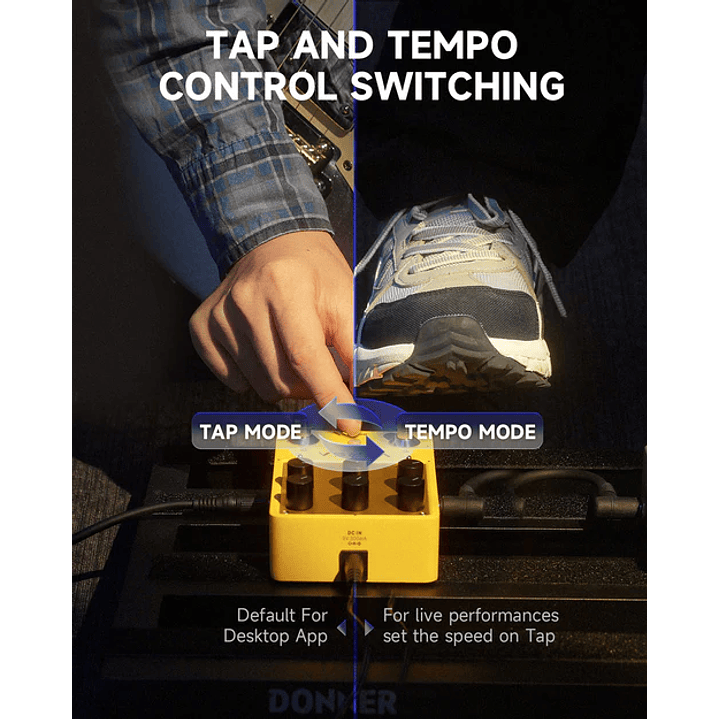 Pedal Delay Yellow Fall II Versa EC6926 Donner 4