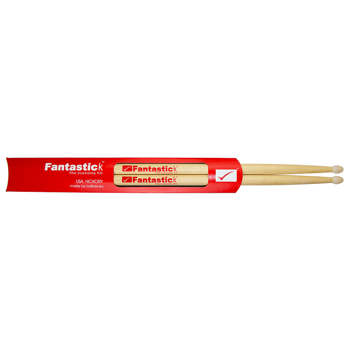 Baqueta Hickory 7A Punta Nylon HEC7AN-7AN Fantastick 1