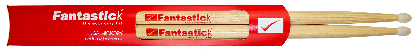 Baqueta Vic Firth de madera con punta de nylon 2BN AMERICAN CLASSIC