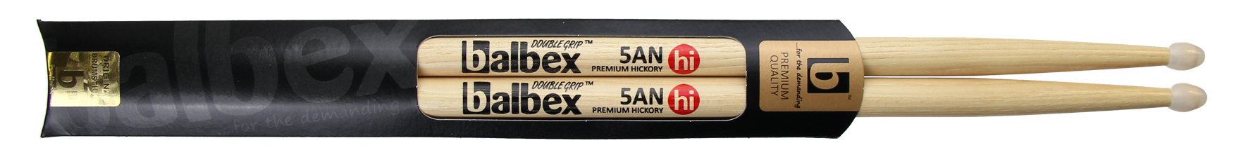 Baquetas Hickory 5A Punta Nylon HI5AN-5AN Balbex