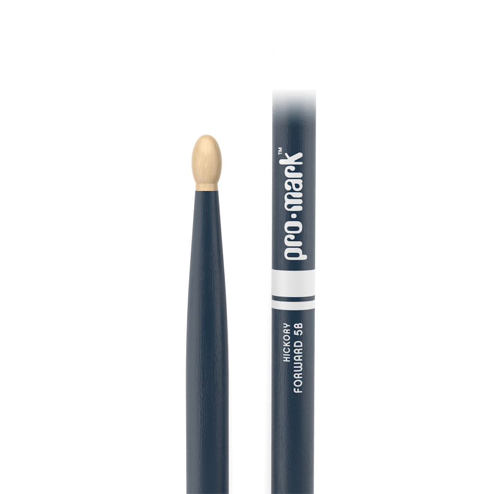 Baqueta Hickory 5B Punta Madera Azul TX5BW-BLUE Promark