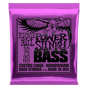 Cuerdas Bajo 4 Cuerdas Power Slinky 55-110 2831 Ernie Ball