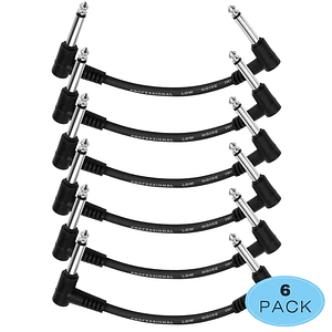 Cables Patch TS/L-TS/L 15CM Set 6 unidades EC1048 DONNER