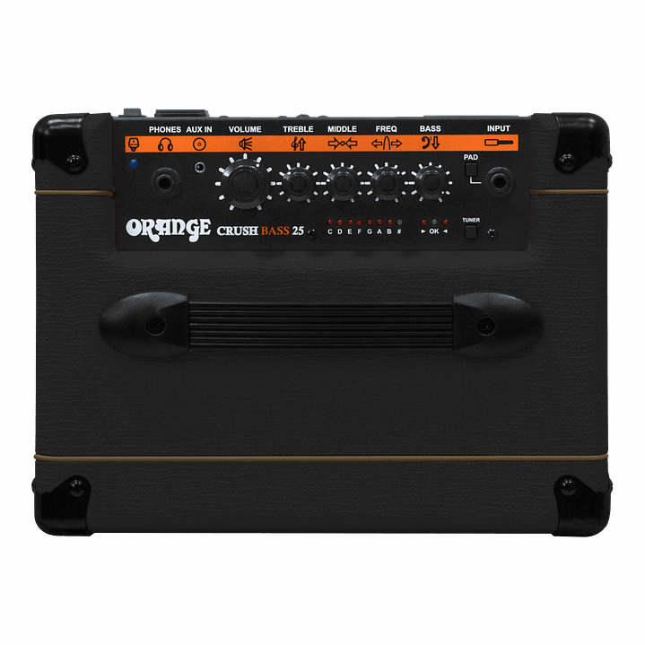 Amplificador Bajo 25W Negro CRUSH-BASS-25-BK Orange 3