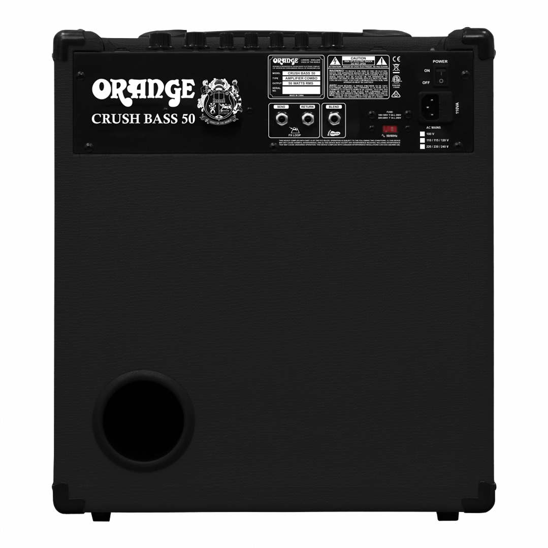 Amplificador Bajo 50W Negro Crush-Bass-50-BK Orange 4