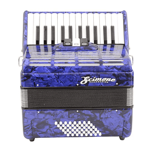 Acordeon 48 Bajos 26 Teclas Azul c/ Funda 2352 BL Scimone