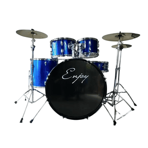 Bateria 5pcs Electric Blue C/Hardware y Platillos GE1335 ENJOY