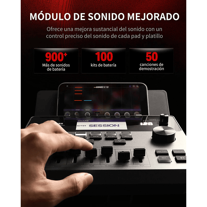 Batería Electrónica DED-300X DONNER 5