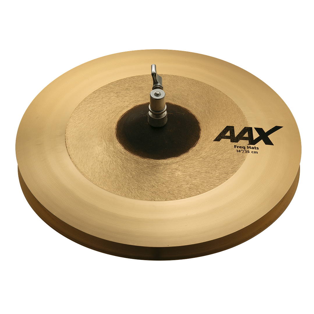 Platillo Hi-Hat AAX Freq Hats 14 Pulgadas 214XFHN Sabian 1