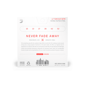 Set Cuerdas Guitarra Electrica XS 10-52 XSE1052 Daddario