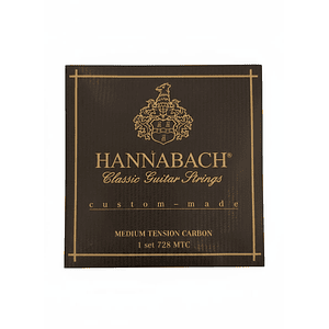Set Cuerdas Medium Tension Carbon 728 MTC Hannabach