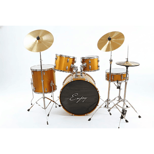 Bateria 5pcs Gold C/Hardware y Platillos GE1335 ENJOY