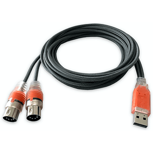 Cable Interfaz MIDI USB 2.0 con 2 Puertos I/O MIDIMATE eX ESI
