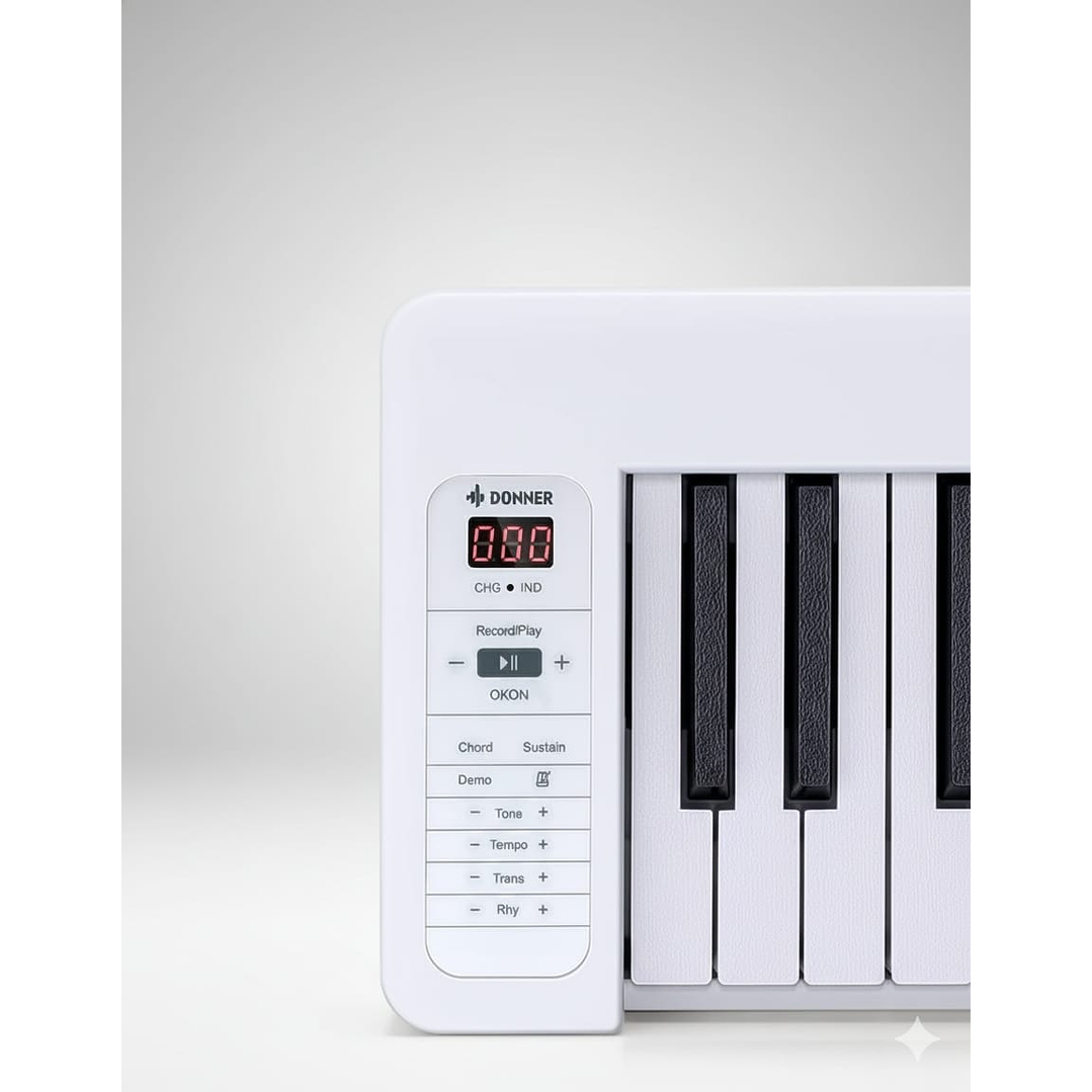 Teclado Digital Plegable 61 Teclas con Bolso DP-06 EC6633 Donner 3