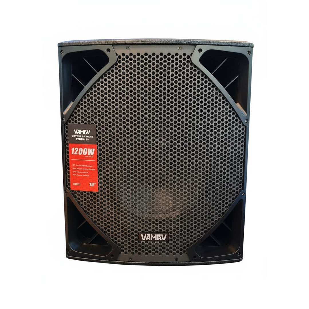 Subwoofer Activo 600W RMS 15 Pulgadas Terra15 Vamav 2