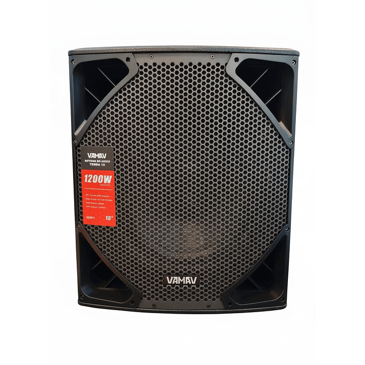 Subwoofer Activo 600W RMS 15 Pulgadas Terra15 Vamav 2