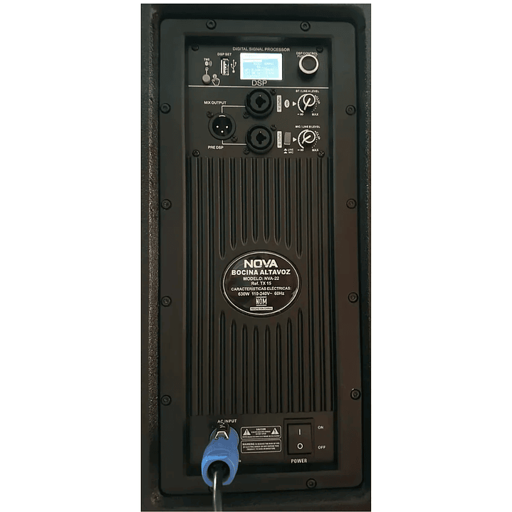 Caja Activa 15 Pulgadas 630W RMS NOVA TX15 Vamav 3