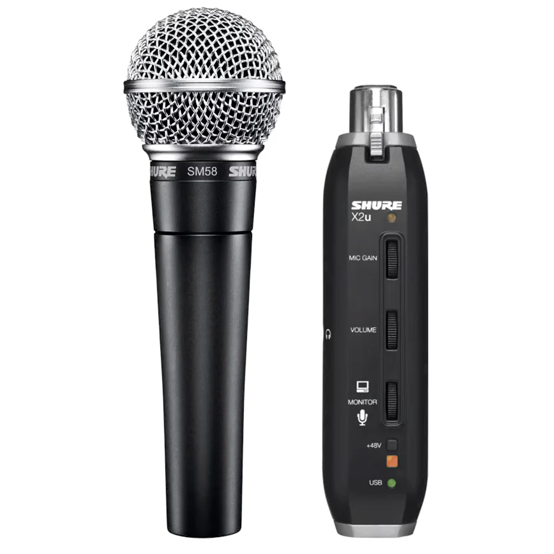 Microfono SM58 con Interfaz USB SM58-X2U Shure 1