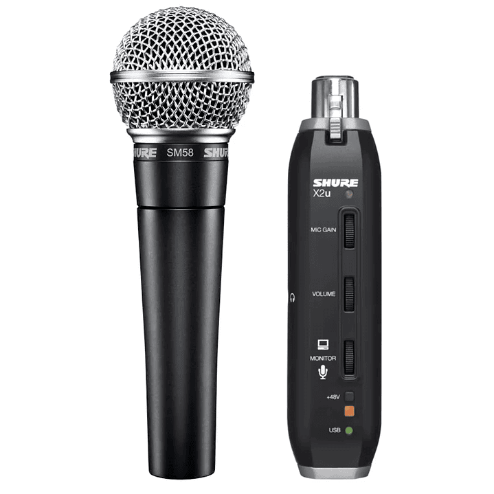 Microfono SM58 con Interfaz USB SM58-X2U Shure 1