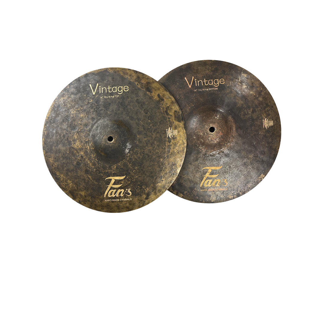 Platillo Hi-Hat Vintage Dry 14 Pulgadas VDRY-HH14 Fans 1