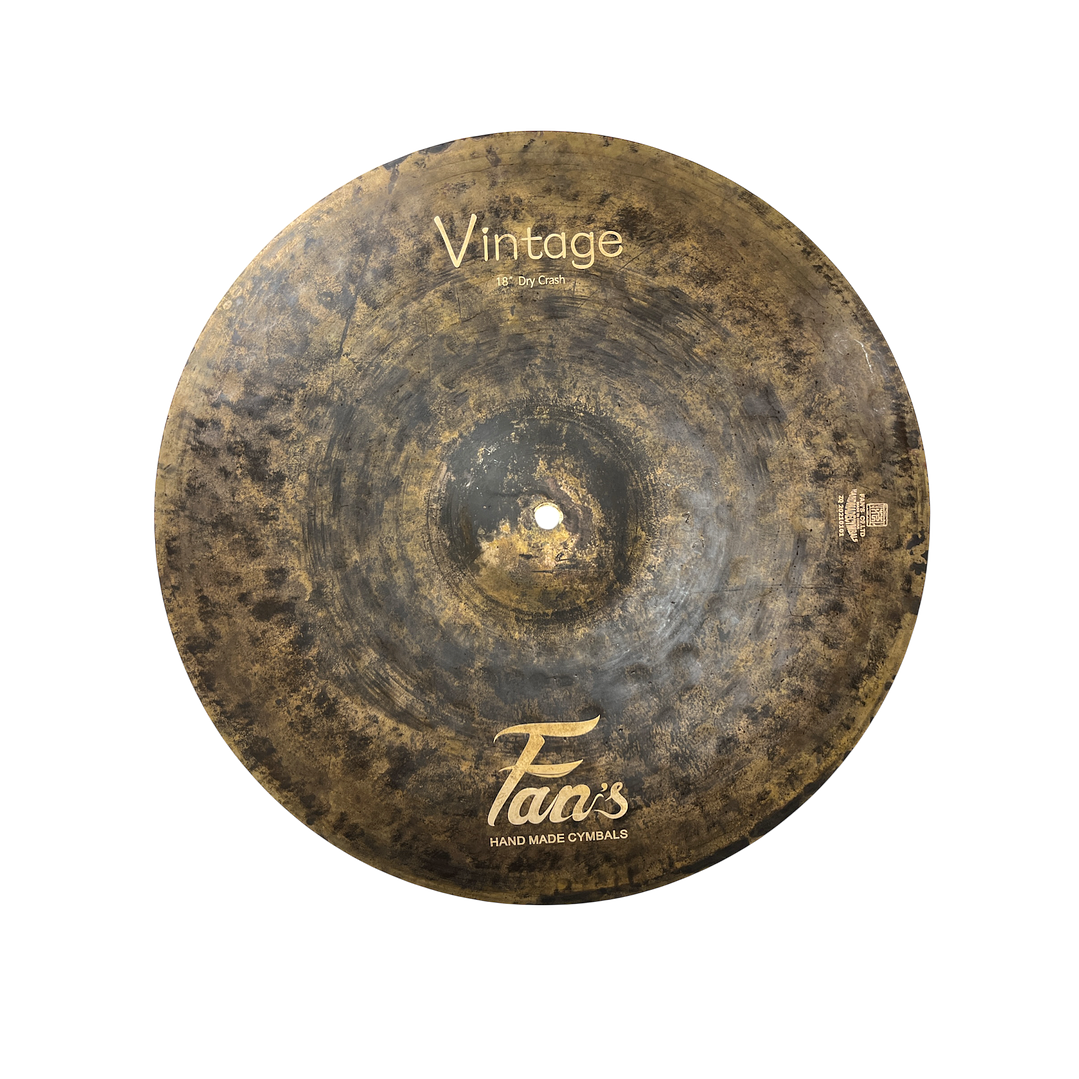 Platillo Crash Vintage Dry 18 Pulgadas VDRY-CR18 Fans 1