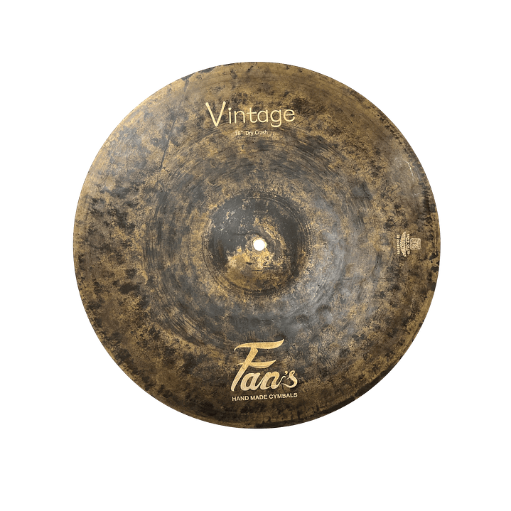 Platillo Crash Vintage Dry 18 Pulgadas VDRY-CR18 Fans 1