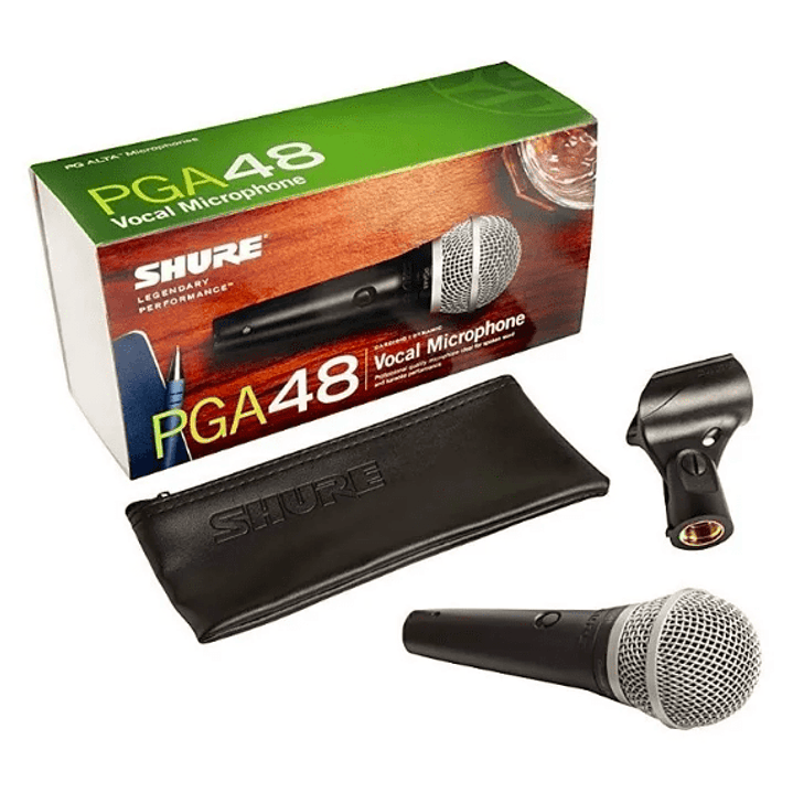 Microfono Dinamico Con Cable PGA48-XLR Shure 2