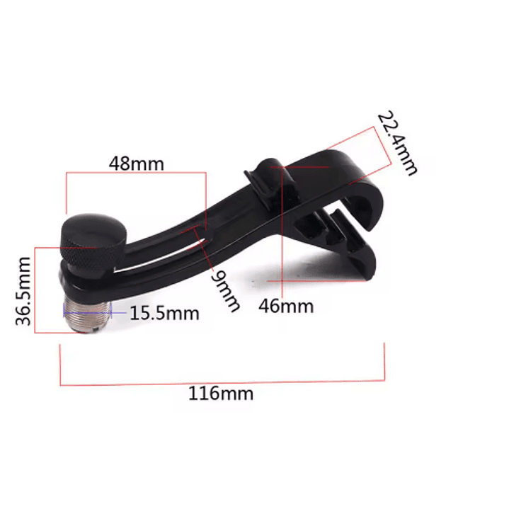 Clamp Aro Bateria para Microfono CAP-01  CLDRUMS 4