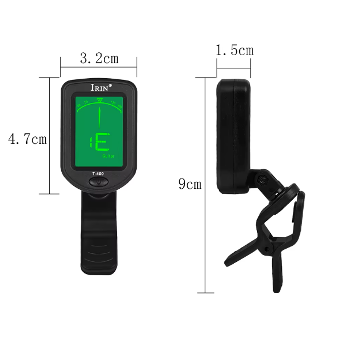 Afinador Cromático de Pinza Universal T-400 IRIN 3