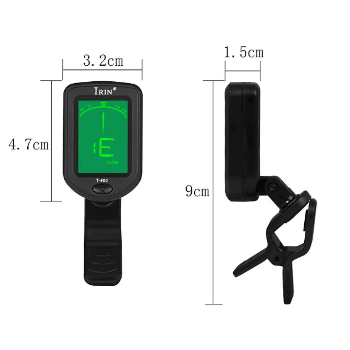 Afinador Cromático de Pinza Universal T-400 IRIN 3