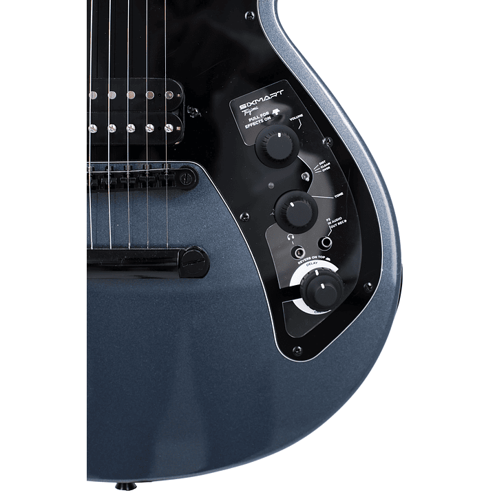 Guitarra Electrica LP Metallic Dark Silver SIXMART SC-MDSV-DF/BK Tagima 3