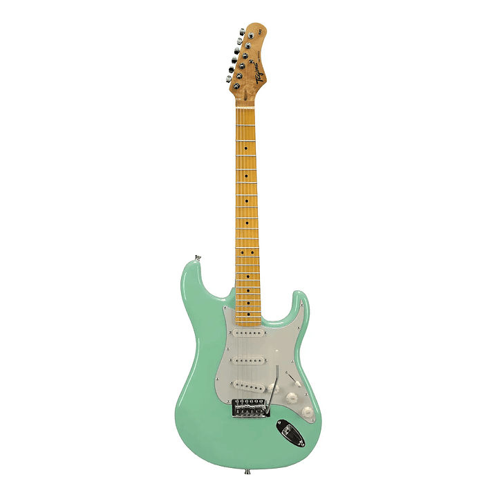 Guitarra Eléctrica Surf Green/Blanca TG-530 SG-LF/AWH Tagima 1
