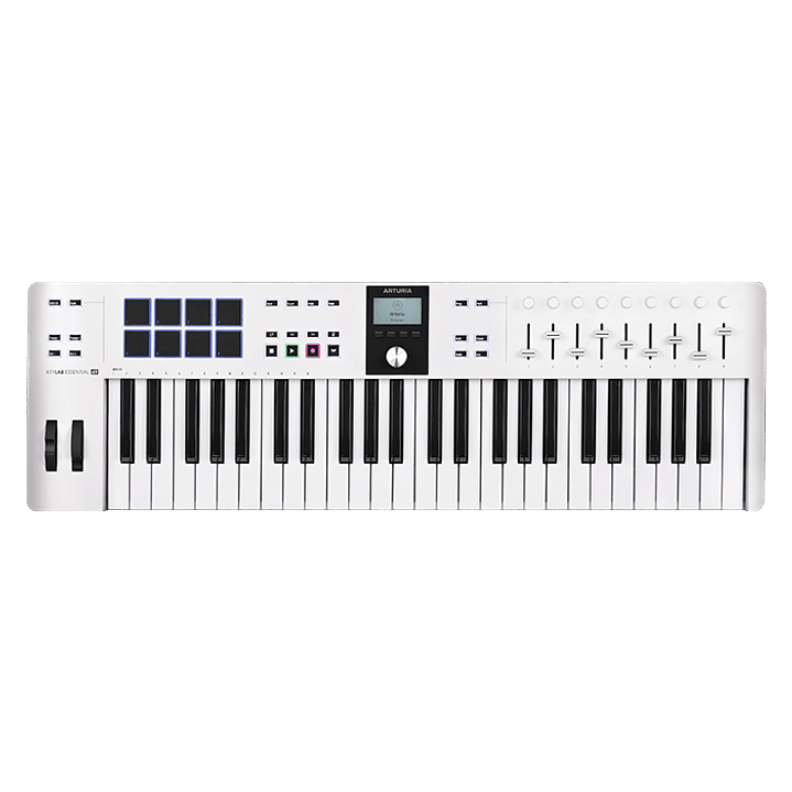 Controlador Midi 49 Teclas Blanco KeyLab Essential 49 MK3 Arturia 1