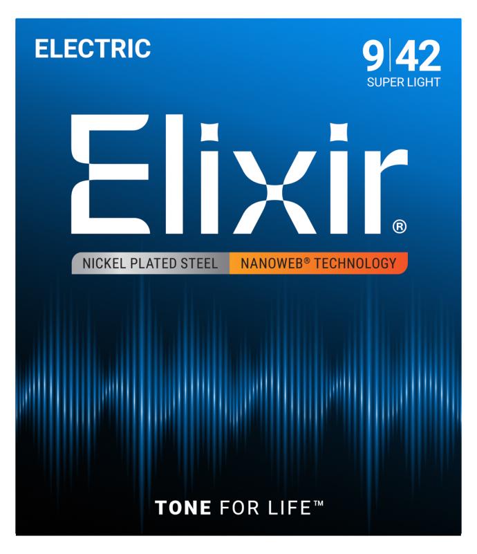 Cuerdas guitarra Electrica Nanoweb 09-42 12002 Elixir