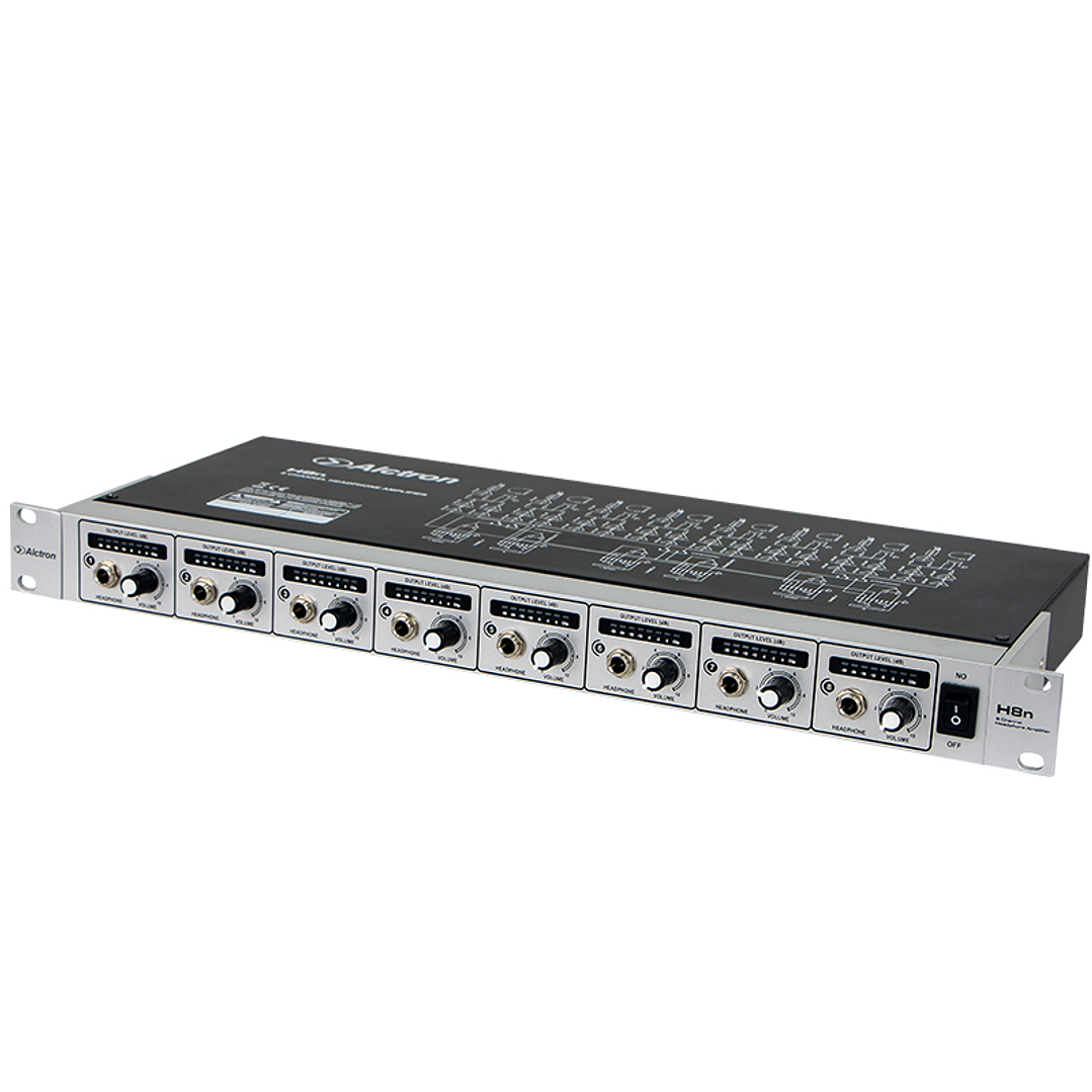 Amplificador de Audifonos de 8 Canales H8N Alctron 3