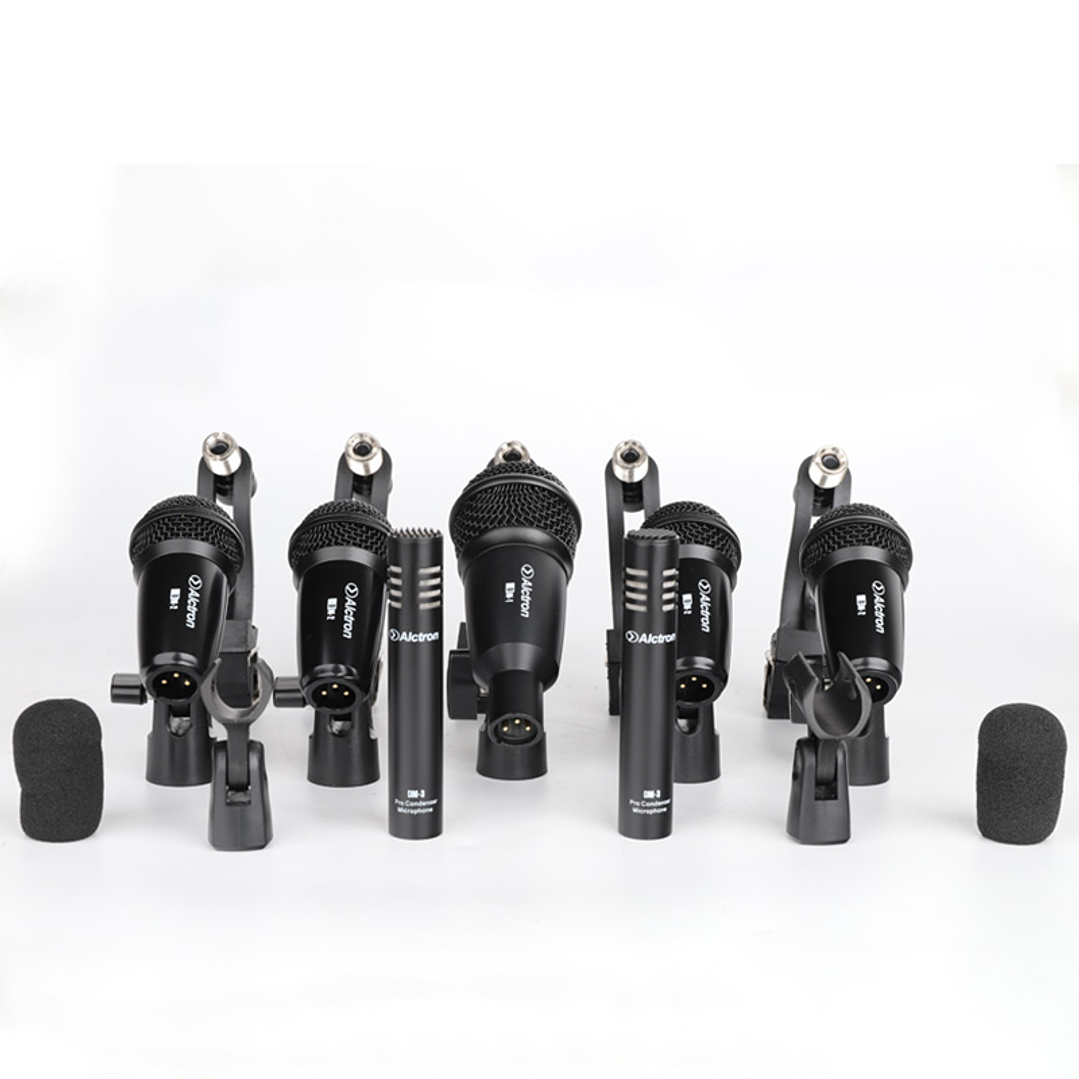 Set Microfonos de Bateria 7pcs T8400 Alctron 3