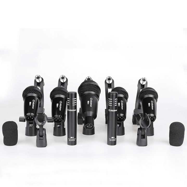 Set Microfonos de Bateria 7pcs T8400 Alctron 3