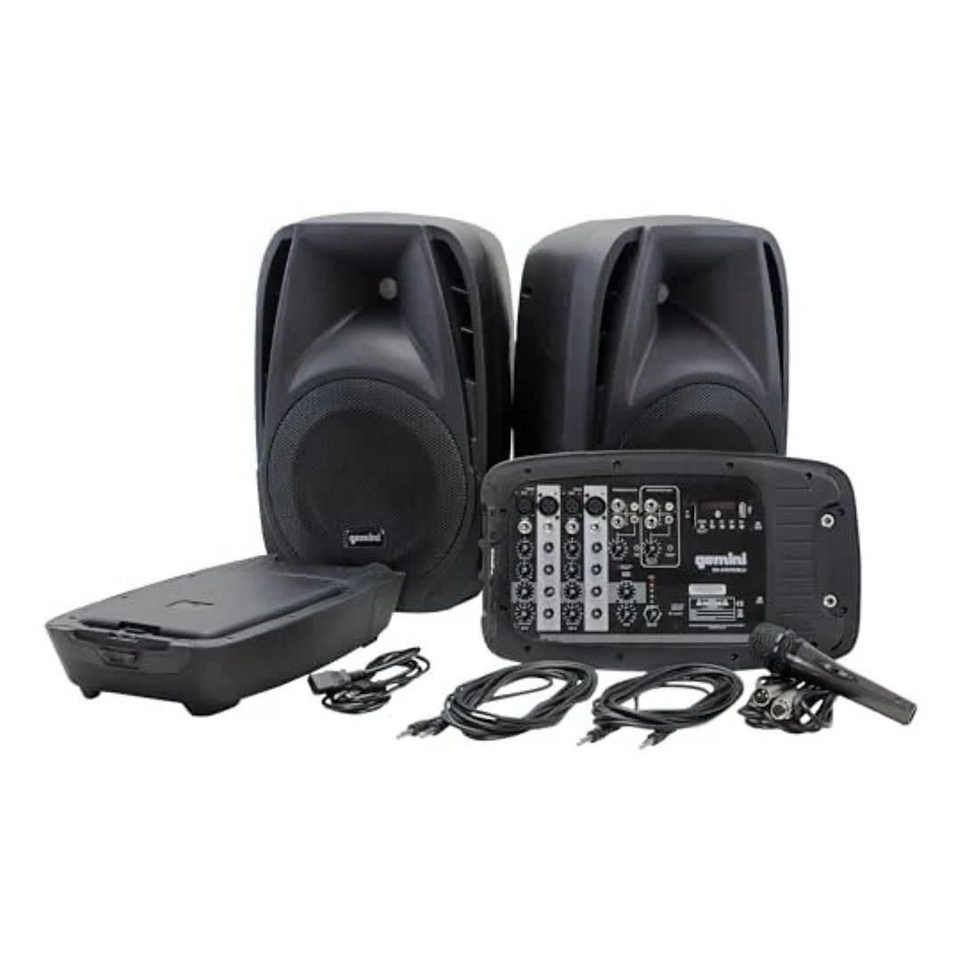 Sistema PA Portable 600W ES-210MXBLU Gemini 1