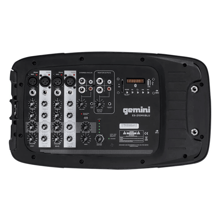 Sistema PA Portable 600W ES-210MXBLU Gemini 2