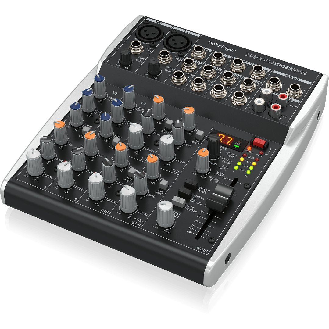 Consola de Audio 10 Canales y USB Xenyx 1002SFX Behringer 3