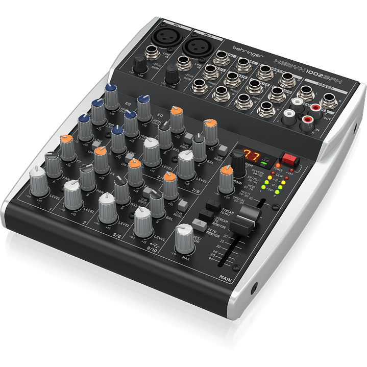 Consola de Audio 10 Canales y USB Xenyx 1002SFX Behringer 3