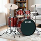 Bateria Acustica 5pcs Rhythm Mate Red Stream RM52KH4-RDS TAMA  - Miniatura 2