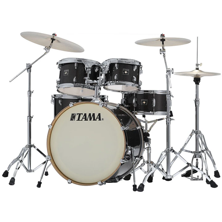 Batería Shellpack Superstar 5pcs Rock Midnight Gold Sparkle CK52KRS-MGD TAMA  1