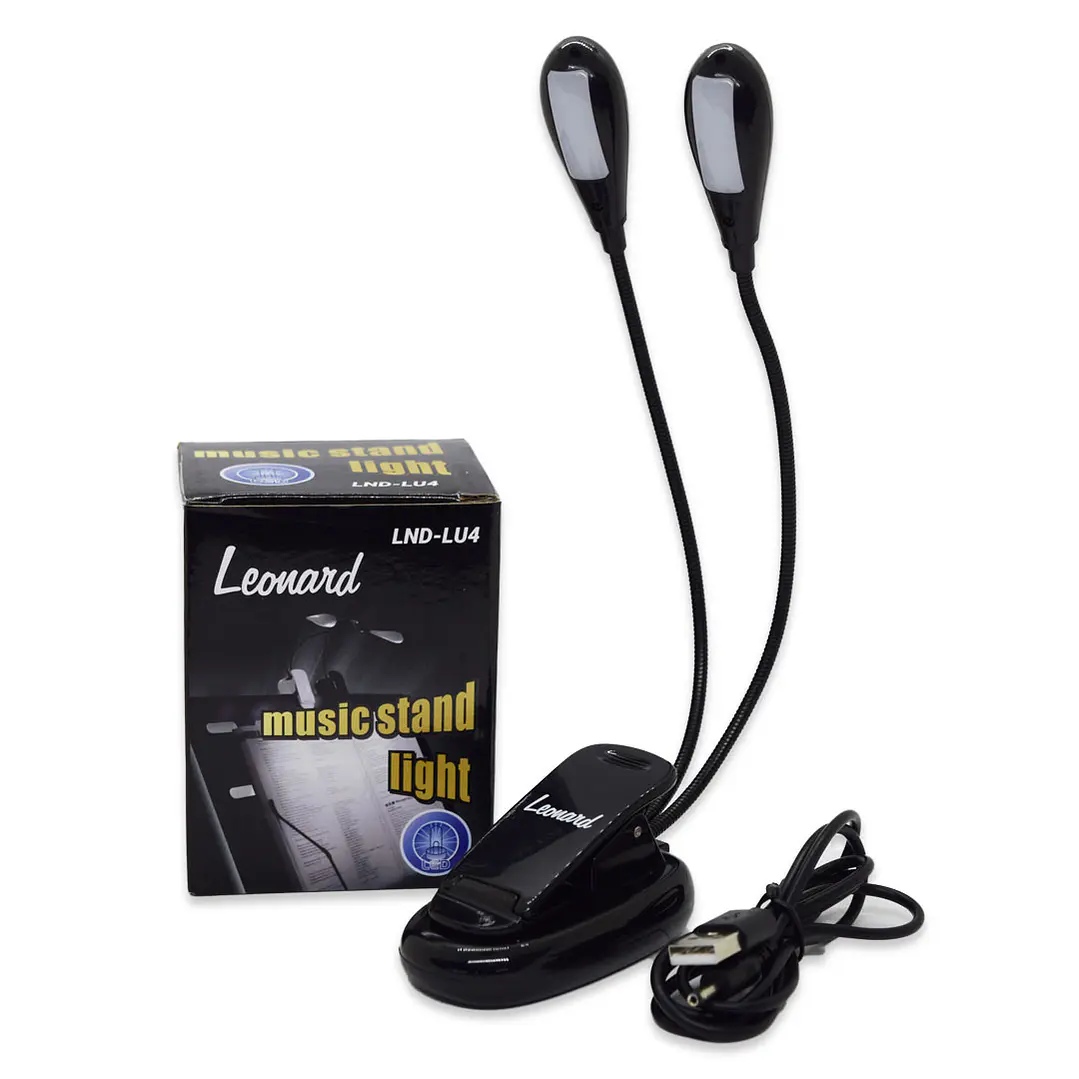 Luz de atril Leonard 2 brazos 4 leds LND-LU4 1