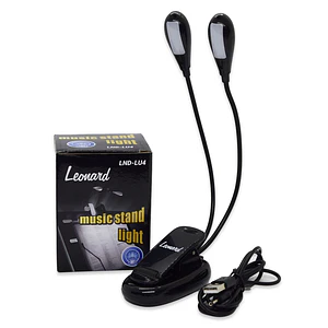 Luz de atril Leonard 2 brazos 4 leds LND-LU4