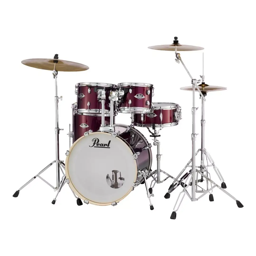 Bateria Acústica Pearl Export 5Pcs c/Hardware Burgundy EXX725SP/CA  2