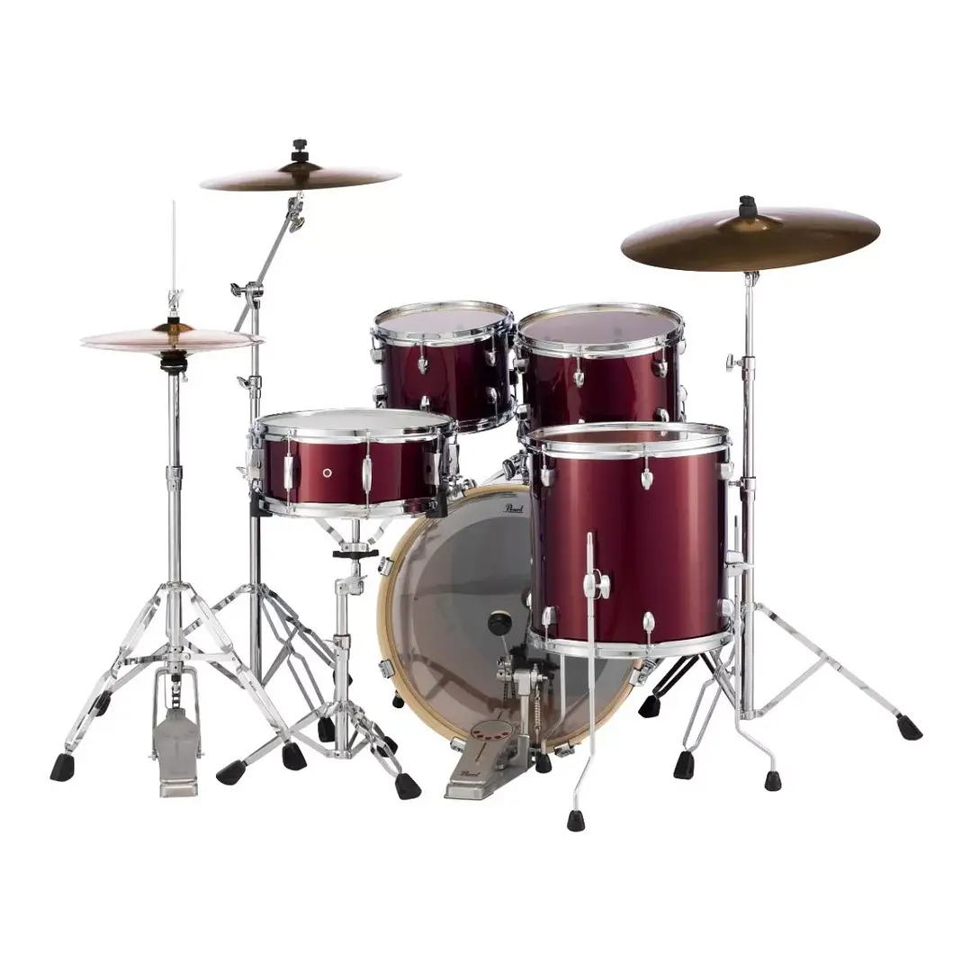 Bateria Acústica Pearl Export 5Pcs c/Hardware Burgundy EXX725SP/CA  3