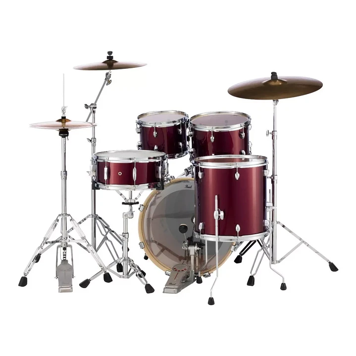 Bateria Acústica Pearl Export 5Pcs c/Hardware Burgundy EXX725SP/CA  3